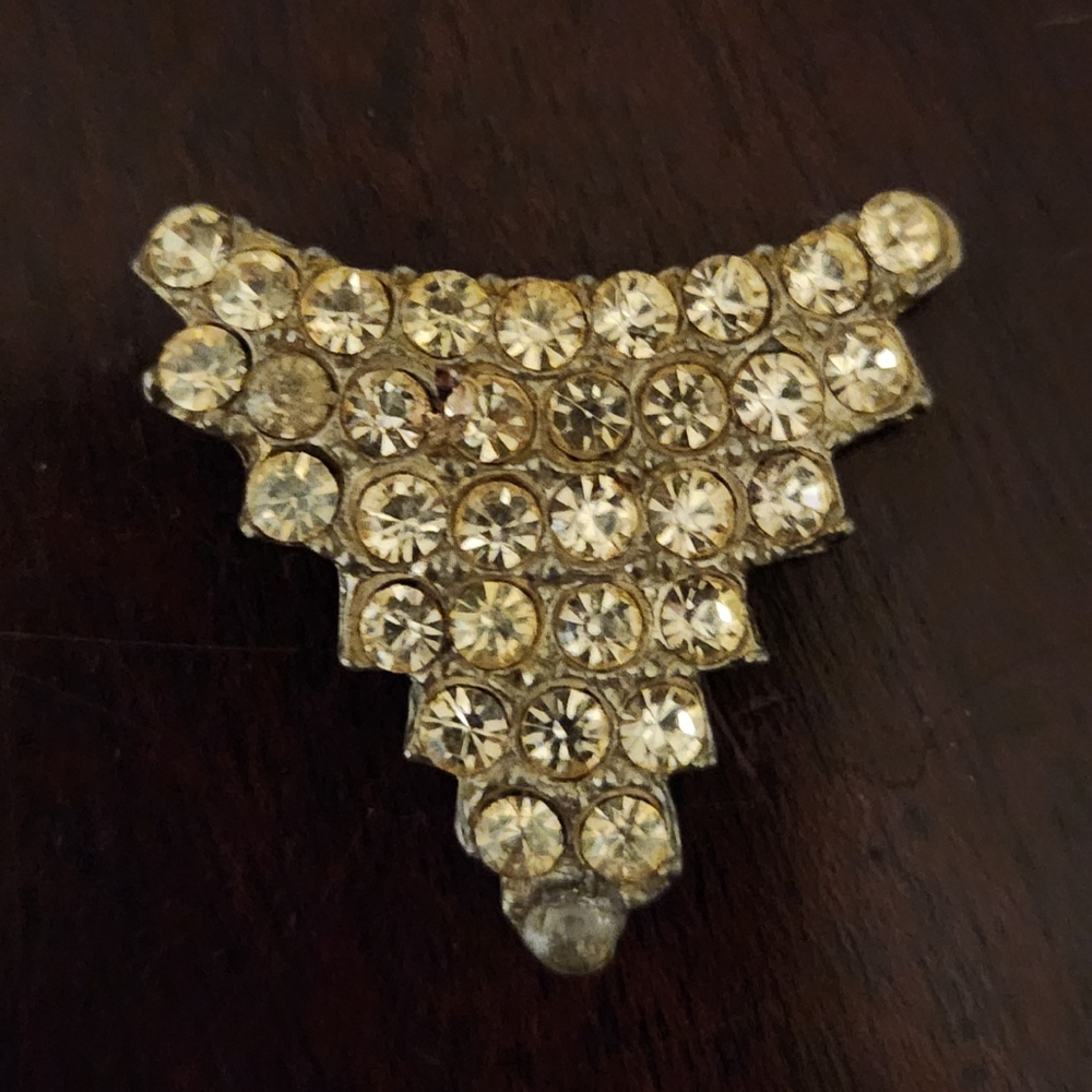 Vintage Rhinestone Shoe Clips - Picture 2 of 9